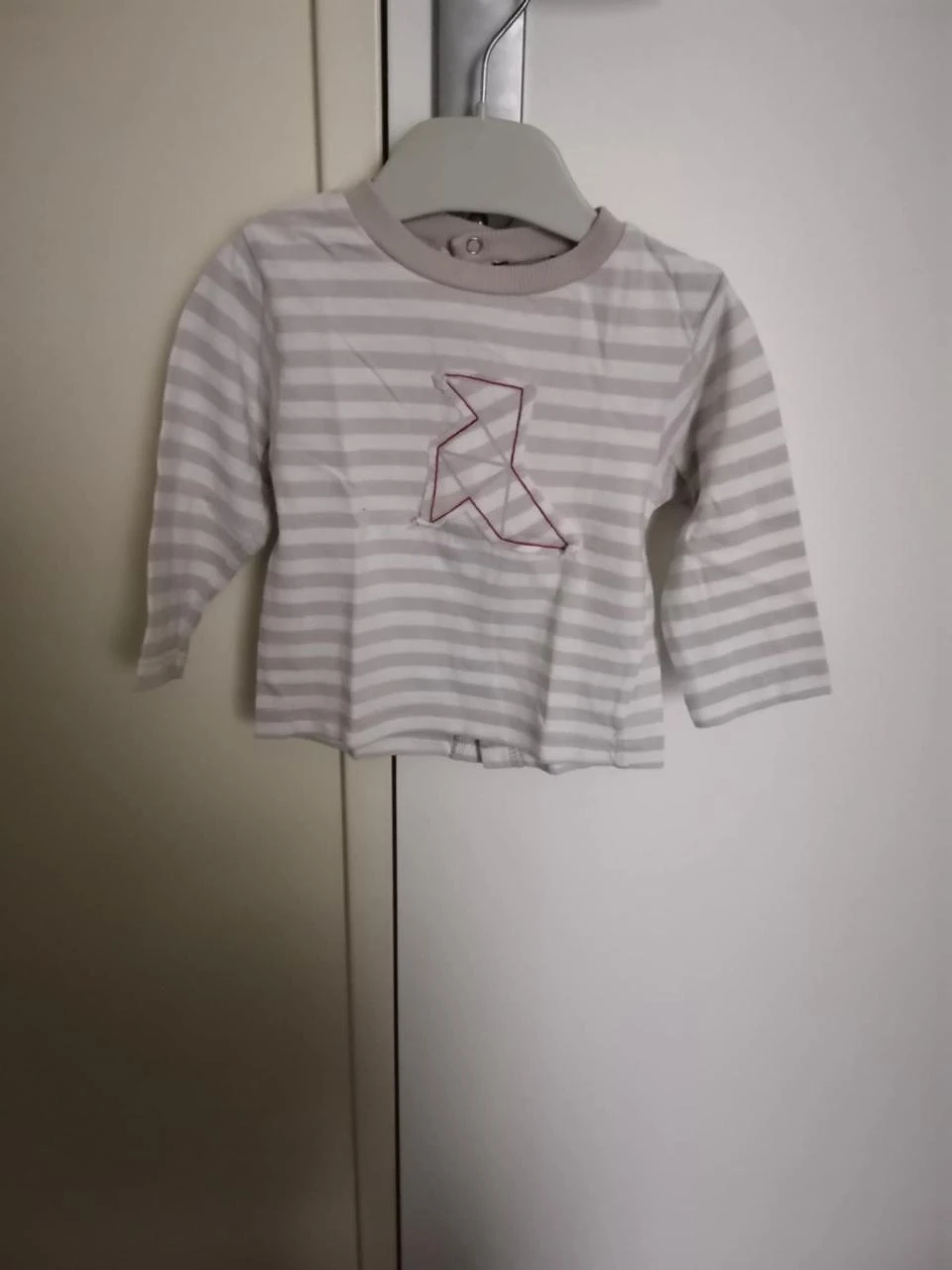 Tee-shirt rayé manches longues garçon 6 mois Tape à l'oeil